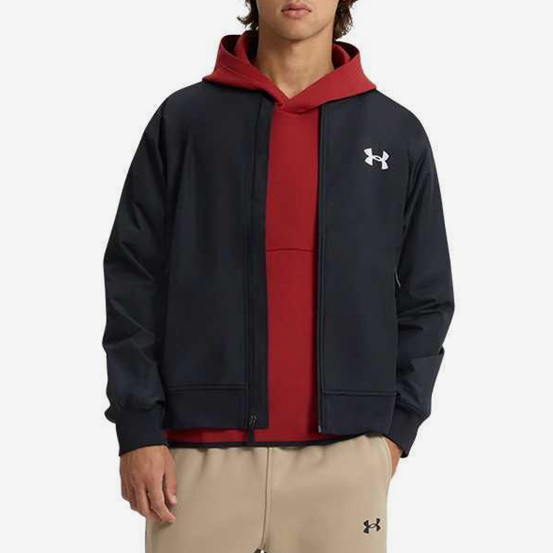 UA/安德玛正品新款男女同款经典宽松健身户外夹克外套1389367-001