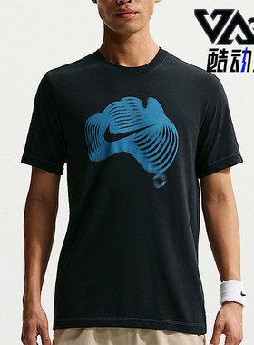 Nike/耐克正品Court 男士时尚印花网球经典运动短袖T恤IH2088-475