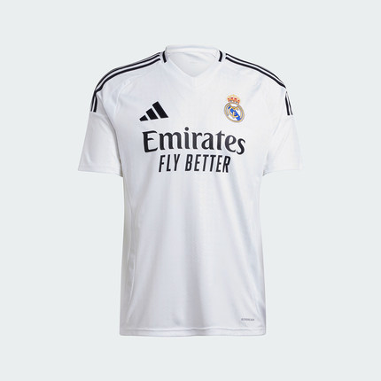 Adidas/阿迪达斯官方正品REAL H JSY男士透气运动短袖球衣IU5011