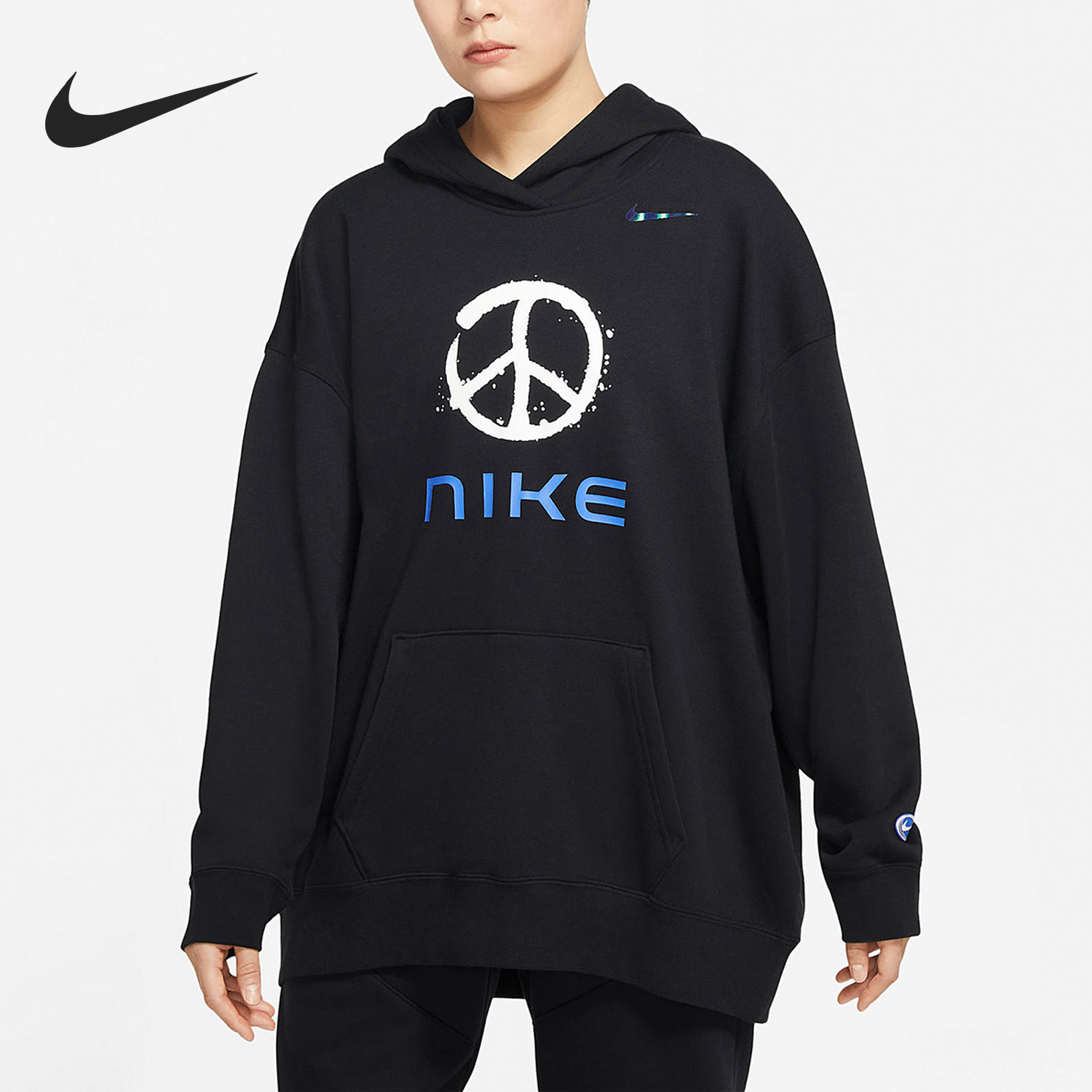 Nike/耐克正品秋冬新款女子运动休闲简约连帽卫衣FB1823-010