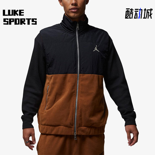 Nike/耐克正品JORDAN男士经典时尚拼接保暖运动棉马甲FD8629-281