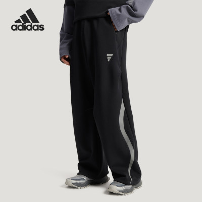 Adidas/阿迪达斯官方正品春秋男士休闲日常针织宽松长裤KU5305