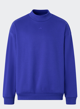 Adidas/阿迪达斯正品篮球加绒男女舒适运动圆领卫衣套头衫IX1963