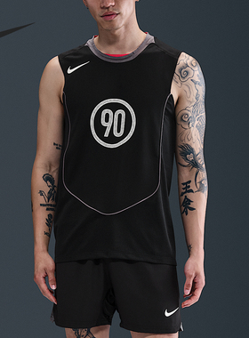 Nike/耐克正品Dri-FIT男士足球无袖透气T恤背心HV1181-010