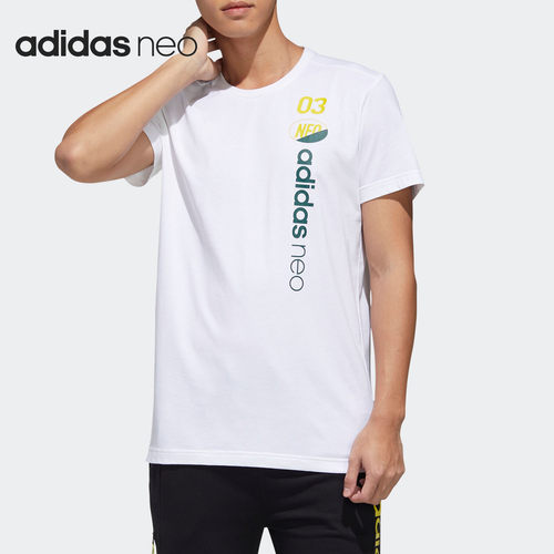 Adidas/阿迪达斯正品新款neo M BRLV TEE 3男子运动短袖T恤GK1525