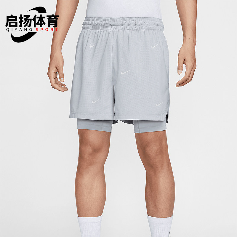 Nike/耐克正品KD DNA男士二合一篮球训练经典透气短裤HJ4216-012