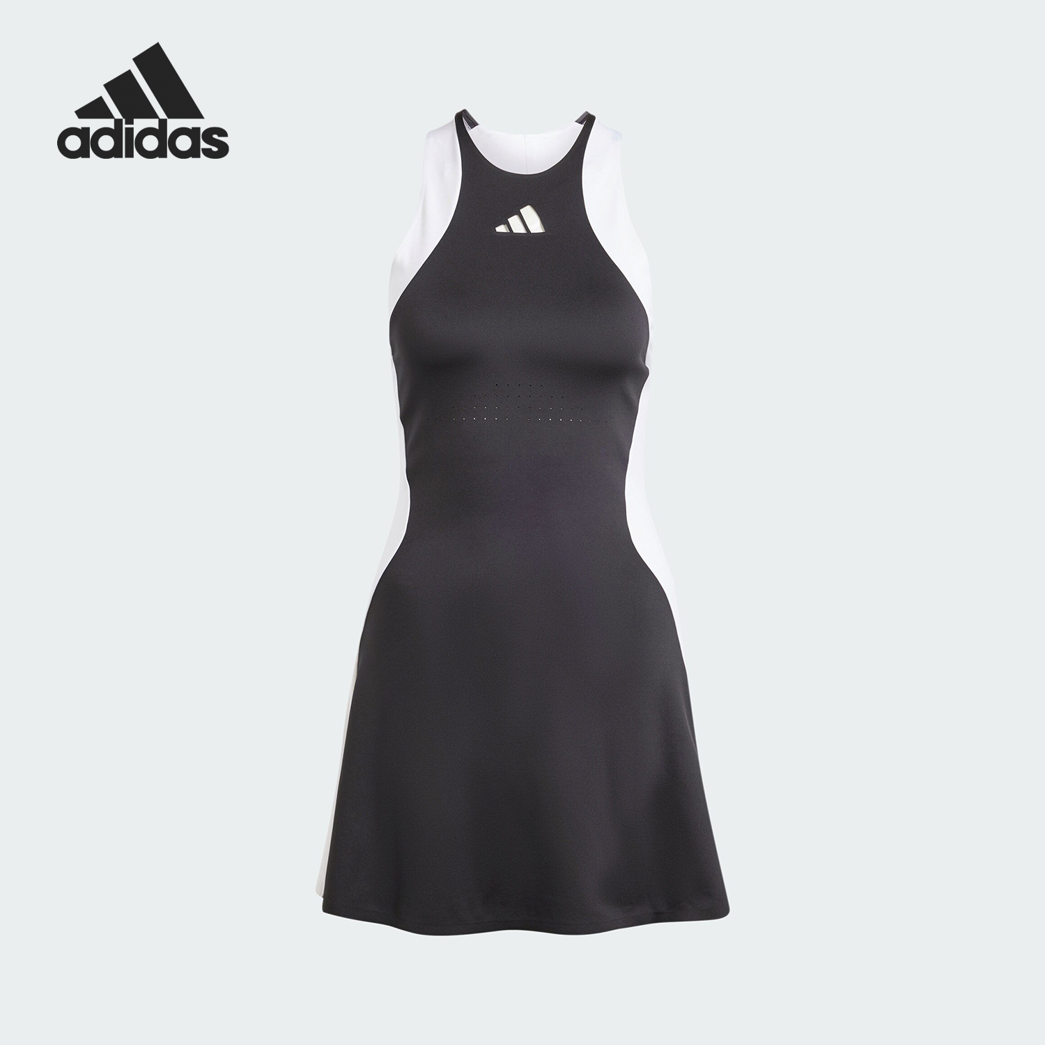 Adidas/阿迪达斯正品网球女士运动修身A字版型连衣裙IN6310