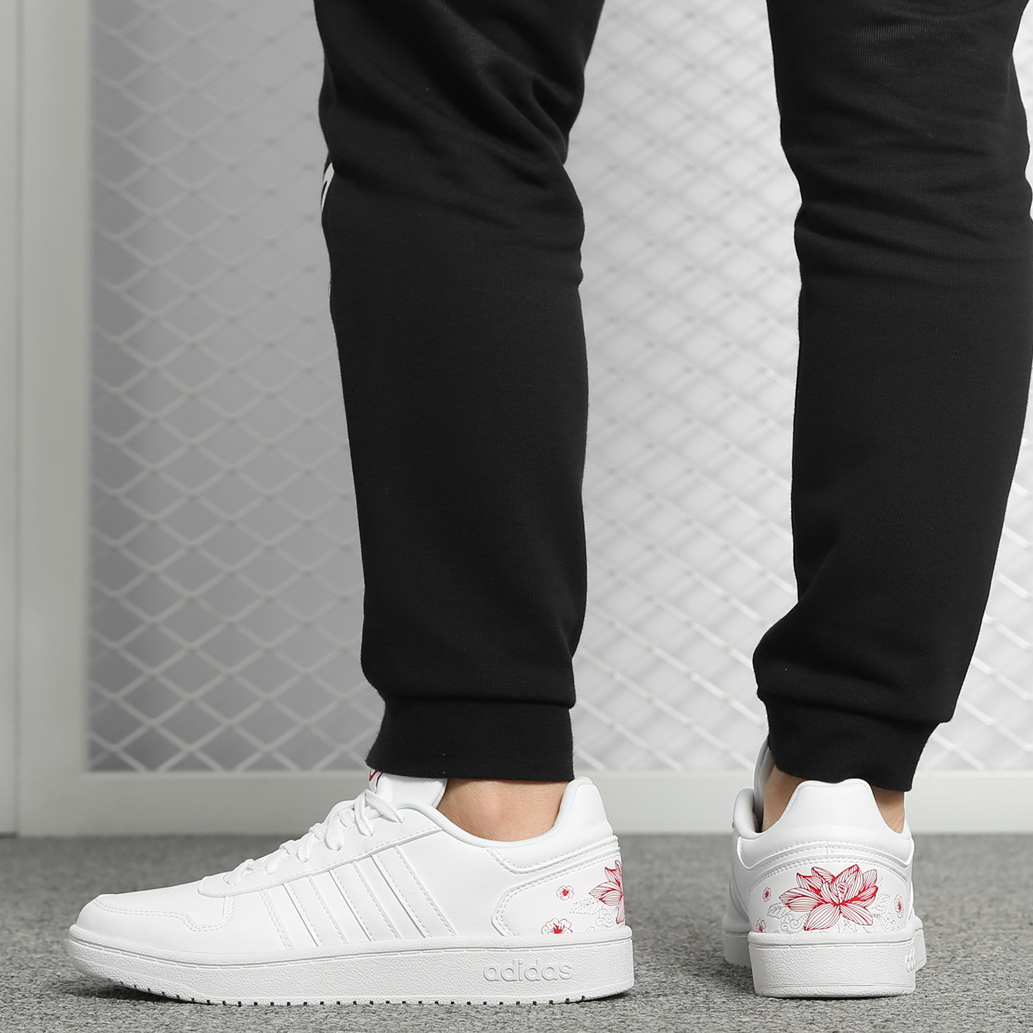 Adidas/阿迪达斯正品当季新款 NEO HOOPS 2.0 女子休闲鞋EE6502