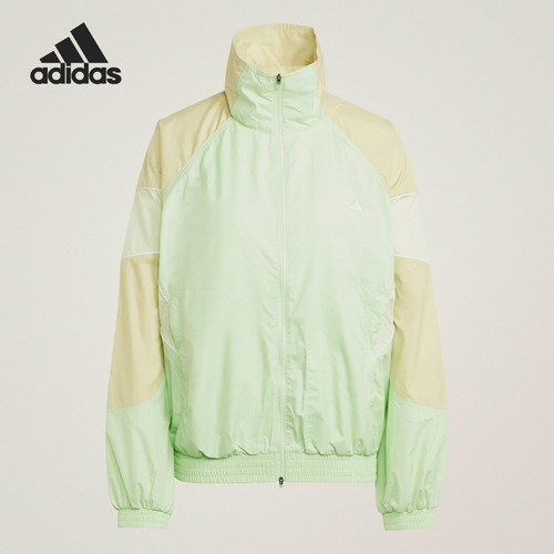 Adidas/阿迪达斯官方正品TRACK TOP女士立领拉链宽松外套JI5061