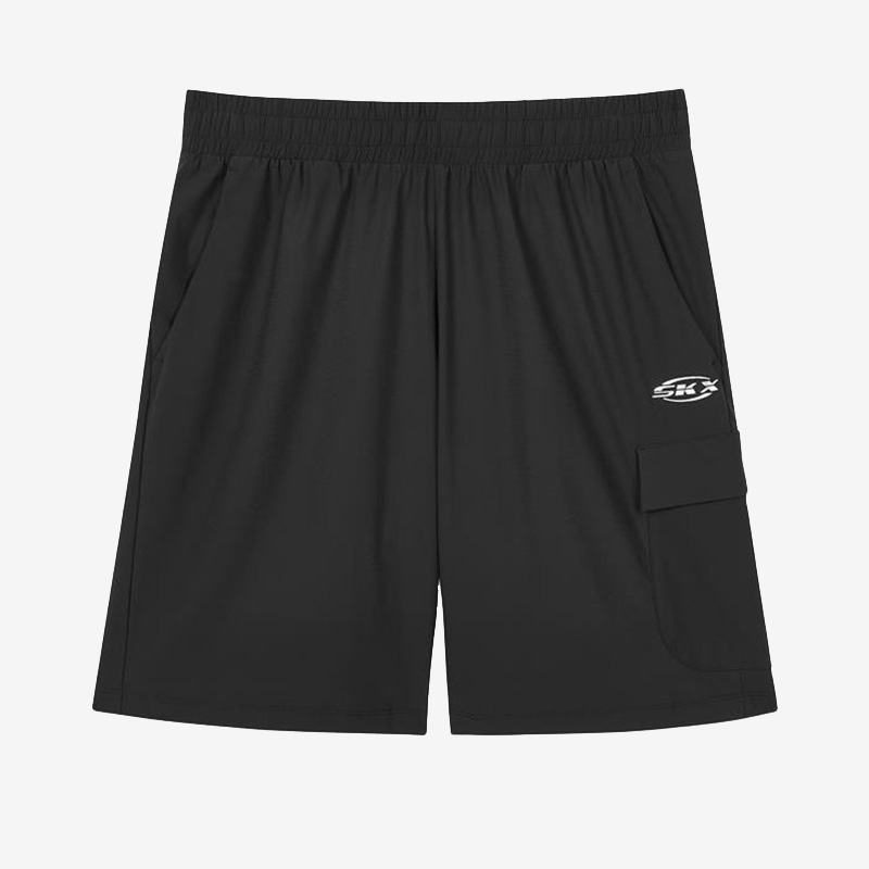 Skechers/斯凯奇正品当季新款男子透气训练运动跑步短裤
