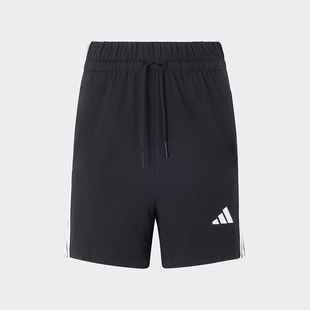 SHO女士针织运动休闲短裤 Adidas JY8574 阿迪达斯正品