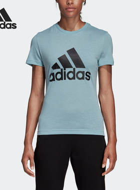 Adidas/阿迪达斯正品 新款女子W MH BOS TEE圆领休闲短袖 DY7734