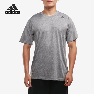 adidas正品夏季新款训练短袖t恤