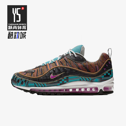 Nike/耐克正品Air Max 98 BHM男士日常经典防滑跑步鞋CD6090-001