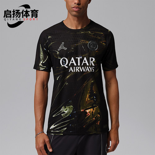 Nike/耐克正品JORDAN男士直筒透气复古经典休闲短袖T恤IB3142-011