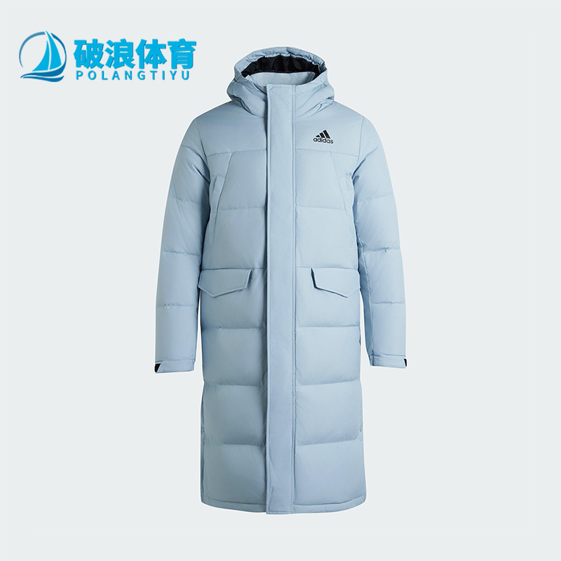 Adidas/阿迪达斯正品V L DOWN PARKA男士长款保暖羽绒服KF6747