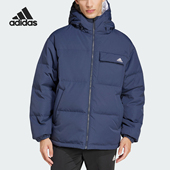 新款 Adidas 阿迪达斯正品 男女防泼水双面穿运动羽绒服JM9129