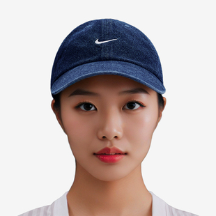 复古刺绣软顶牛仔运动帽HF0383 2025男女经典 419 耐克正品 Nike