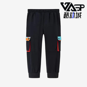 Nike/耐克正品春秋小童针织透气户外运动休闲束脚长裤FJ9691-010