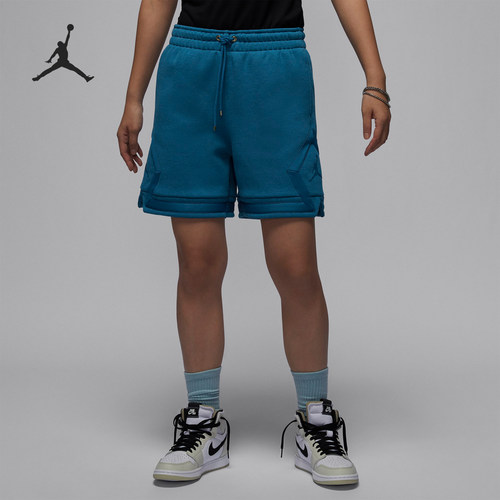 Nike/耐克正品JORDAN女士宽松休闲加绒针织短裤FN5419-457
