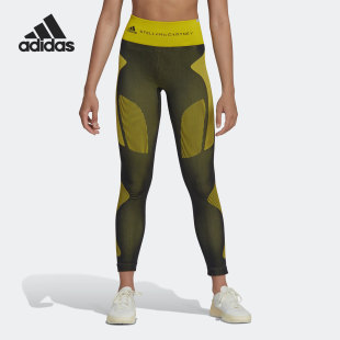 Adidas SMC新款 女子紧身透气休闲运动长裤 HG1231 阿迪达斯官方正品