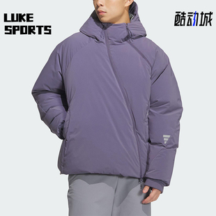 DJK1男士 Adidas 连帽保暖羽绒服KC2578 FUSTL 阿迪达斯正品 FOS