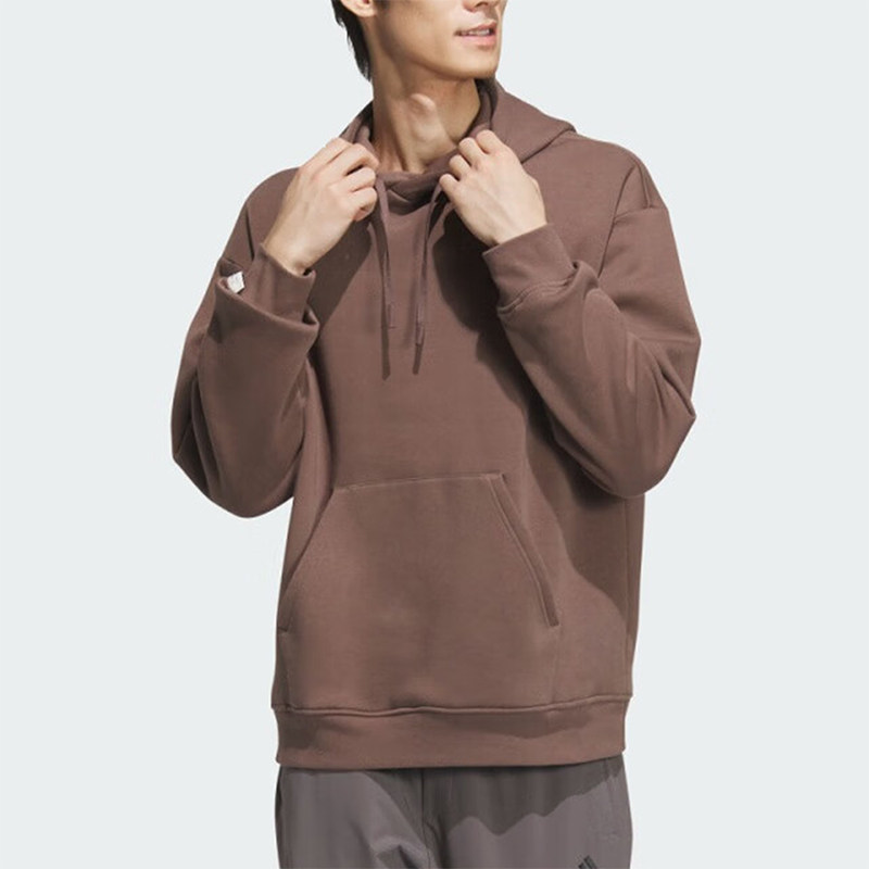 Adidas/阿迪达斯正品2025新款男女宽松经典连帽卫衣套头衫JM9077