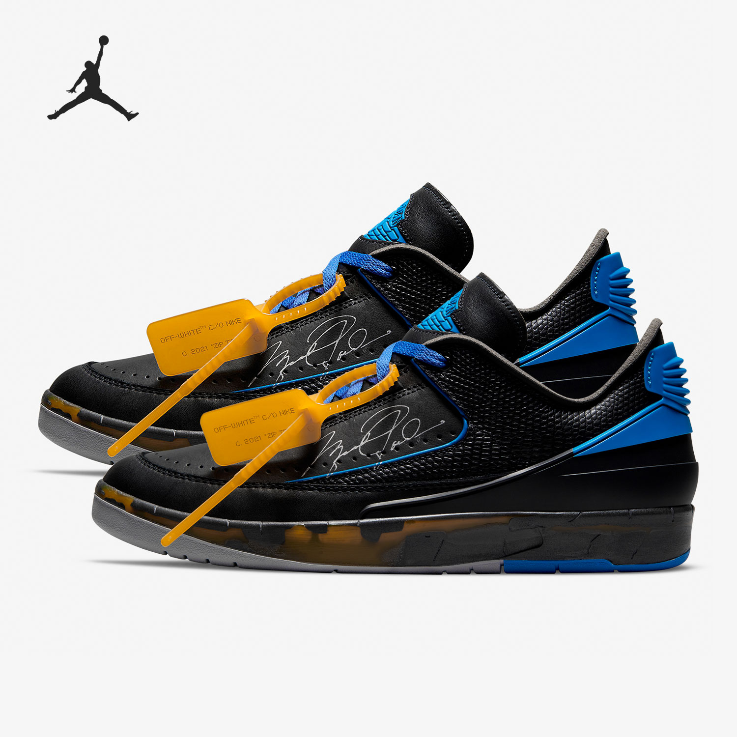 Nike/耐克正品Air Jordan 2 AJ2 OW联名男女篮球鞋DJ4375-004