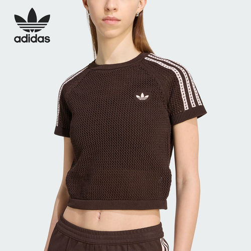Adidas/阿迪达斯官方正品三叶草CALIT-SHIRT新款女短袖T恤KC6480