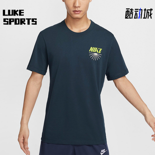 新款 夏季 耐克正品 478 卡通印花篮球运动短袖 FZ9999 男士 Nike