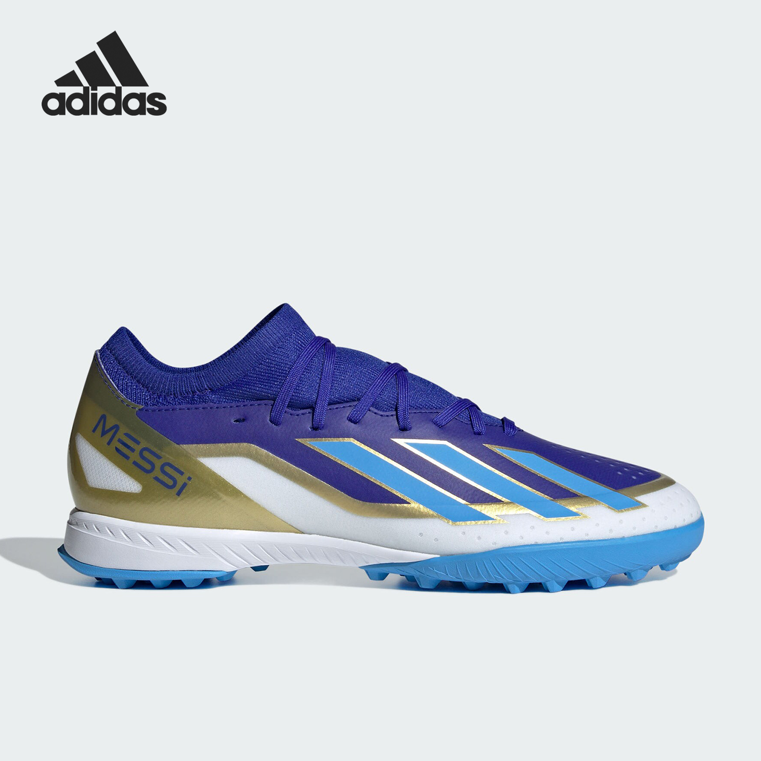 Adidas/阿迪达斯官方正品2024新款男女梅西人造草坪足球鞋ID0718
