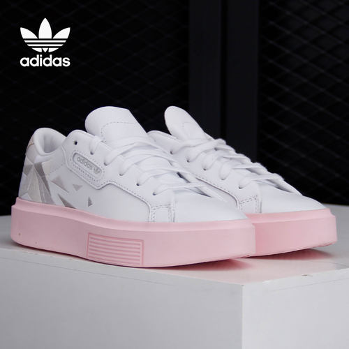 Adidas/阿迪达斯正品三叶草男女厚底经典厚底运动休闲板鞋 EH1389