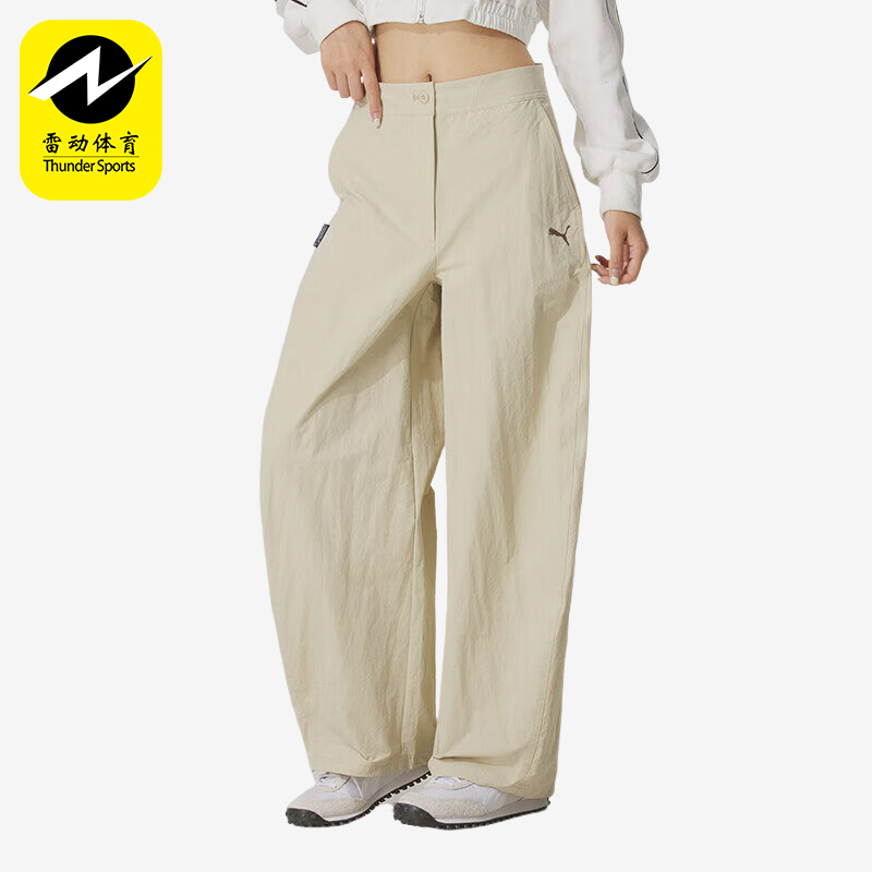 Puma/彪马正品2025秋季款女士耐穿日常休闲运动弯刀裤634800-91