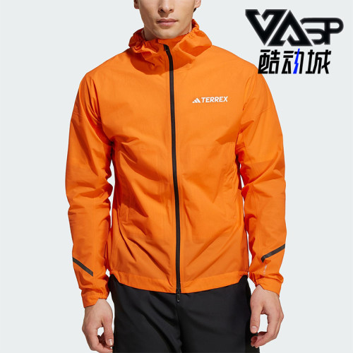 Adidas/阿迪达斯正品JACKET男士跑步户外宽松运动冲锋衣KA5873