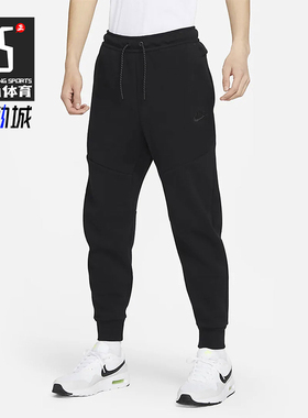 Nike/耐克正品2025冬季款男士日常束脚刺绣运动长裤DX0582-010