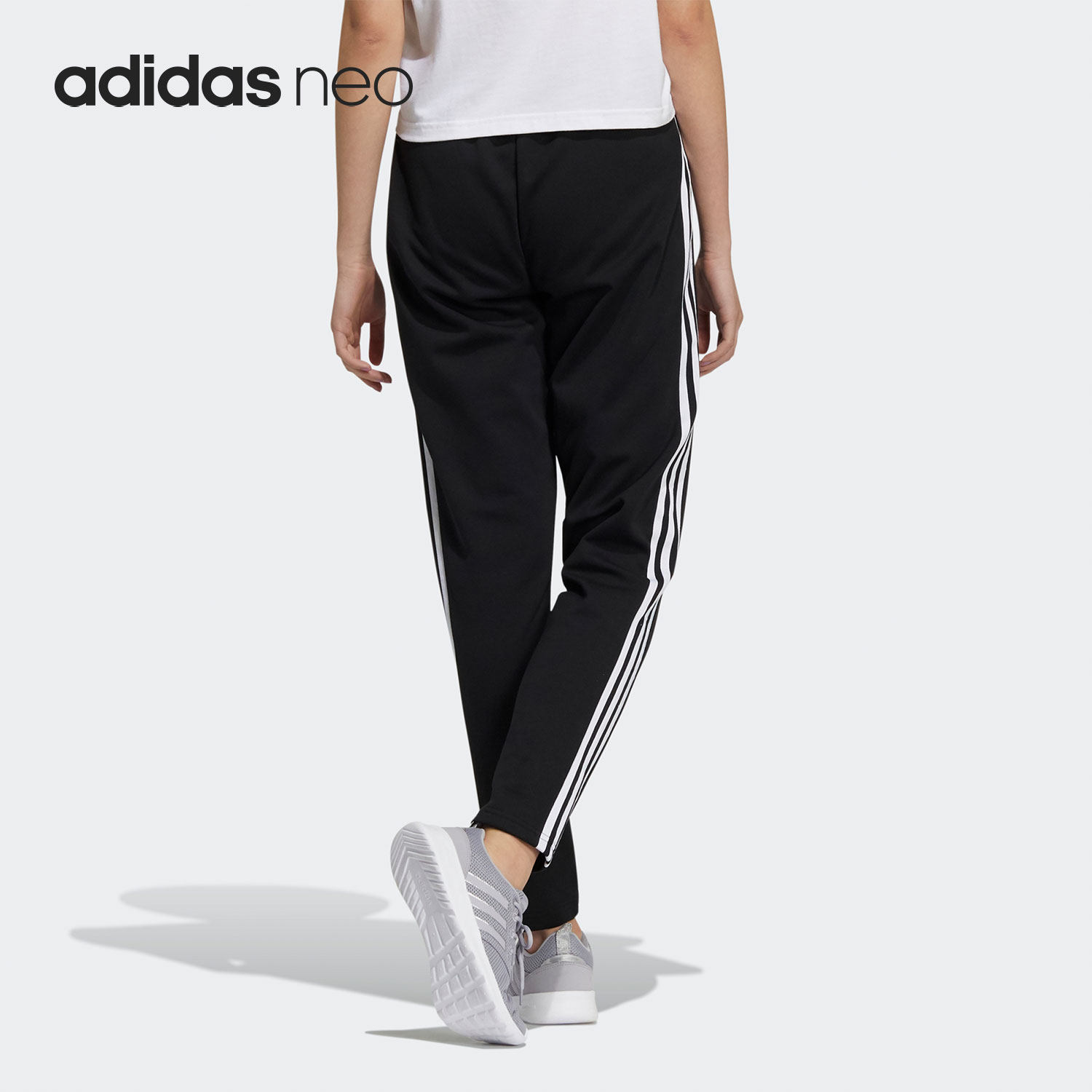 Adidas/阿迪达斯官方正品女子修身休闲针织透气运动长裤 HF0461,运动服/休闲服装,运动长裤,淘宝优惠券,粉丝福利购,淘宝优惠卷