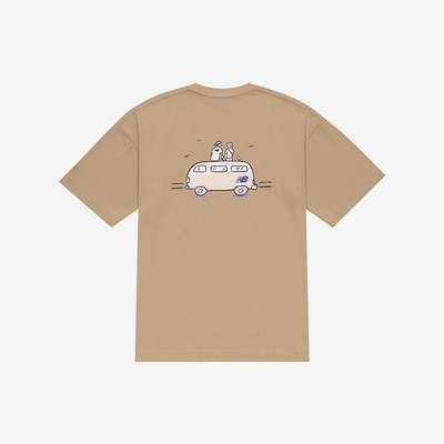 New Balance/NB正品运动男女同款透气复古休闲短袖T恤NEE26181-LB