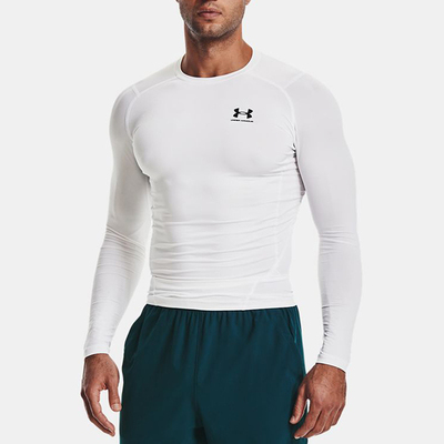 UA/安德玛正品运动男士紧身时尚健身透气轻盈长袖T恤1361524-100