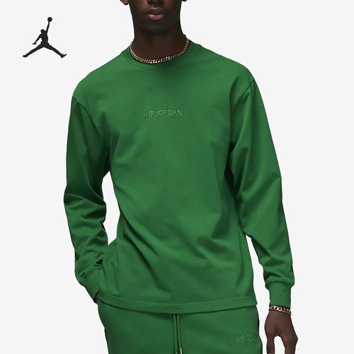 Nike/耐克正品Air Jordan男子休闲简约刺绣长袖T恤FJ0703-302