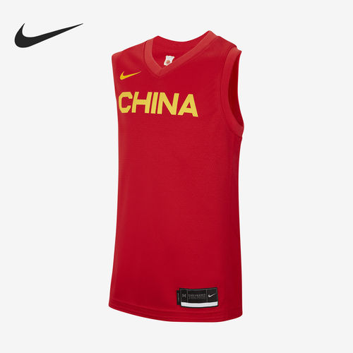Nike耐克正品China (Road)大童篮球透气儿童运动衣DR0931-637