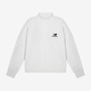 New Balance/NB女子新款休闲宽松百搭运动半高领套头卫衣NCA89012