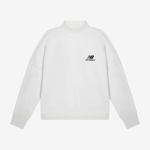 New Balance/NB女子新款休闲宽松百搭运动半高领套头卫衣NCA89012