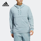 半拉链连帽男子运动夹克外套HB6431 春季 Adidas 阿迪达斯正品