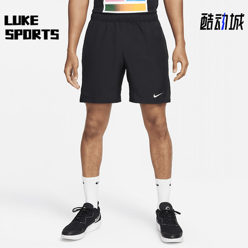 Nike/耐克正品2025秋季款男士耐穿网球运动训练短裤FD5380-010