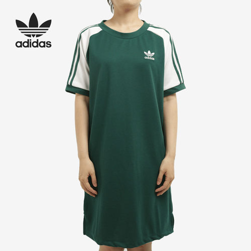 圆领连衣裙Adidas/阿迪达斯