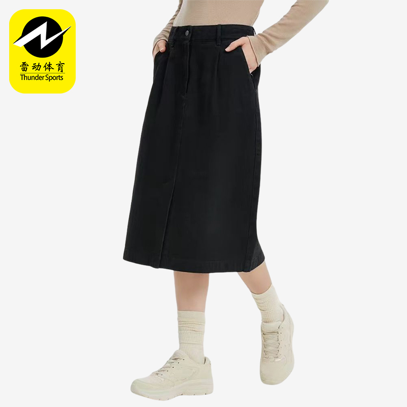斯凯奇女士休闲牛仔半身裙