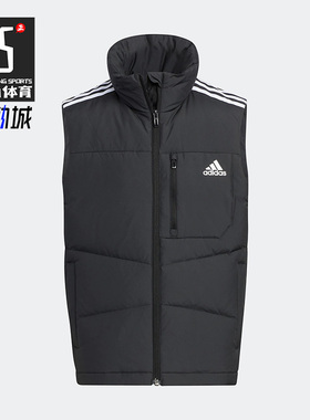 Adidas/阿迪达斯正品冬季新款大童运动保暖防风羽绒马甲 HM7159