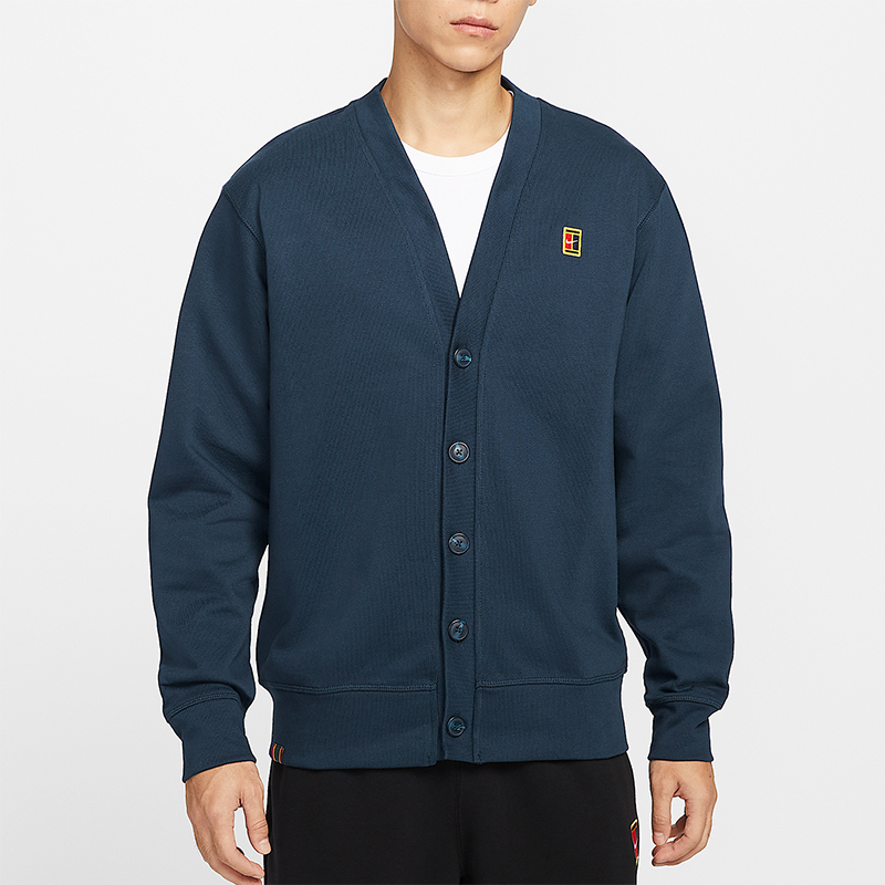 Nike/耐克正品Court Fairway男士长袖针织休闲运动开衫IM9362-478