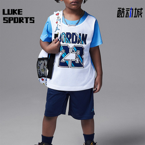 Nike/耐克正品JORDAN小童透气训练透气运动休闲套装II2550-410
