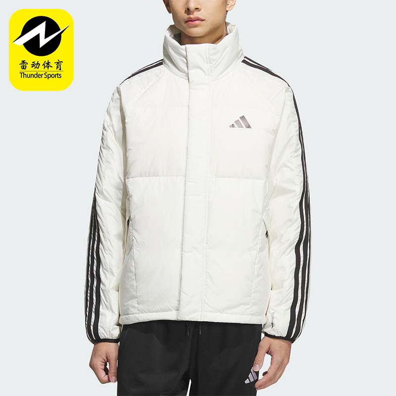 Adidas/阿迪达斯正品2025冬季款男士运动保暖立领羽绒服KC2489